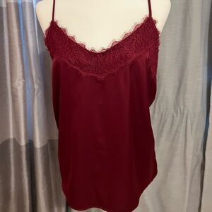 Black Tape Maroon Camisole